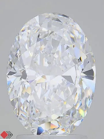 2.74ct Oval Lab Grown Diamond (Colour D, Clarity VVS1, IGI Certified)