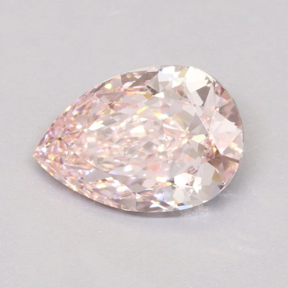 2.74ct Pear Lab Grown Diamond (Colour Fancy Vivid Pink, Clarity VVS2, IGI Certified)