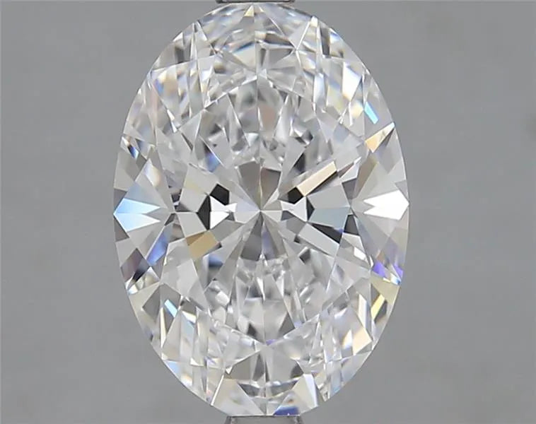 2.75ct Oval Lab Grown Diamond (Colour D, Clarity IF, Cut EX, IGI Certified)