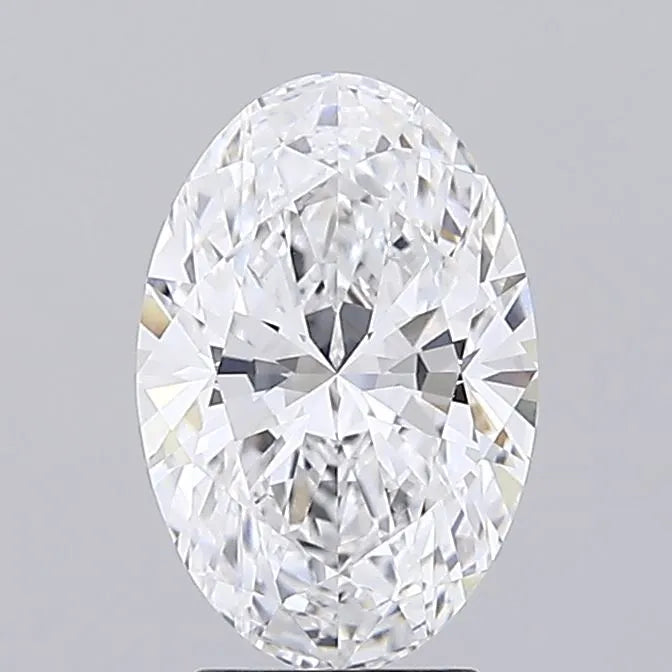 2.75ct Oval Lab Grown Diamond (Colour D, Clarity VVS2, IGI Certified)