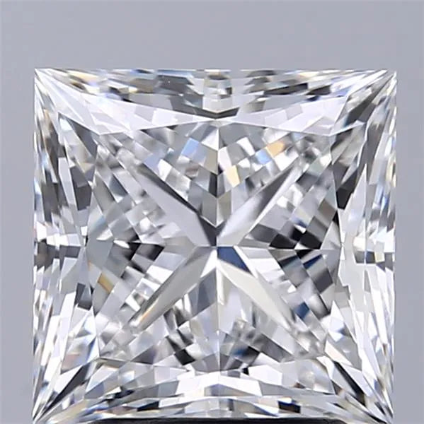 2.75ct Princess Lab Grown Diamond (Colour D, Clarity VVS1, IGI Certified)