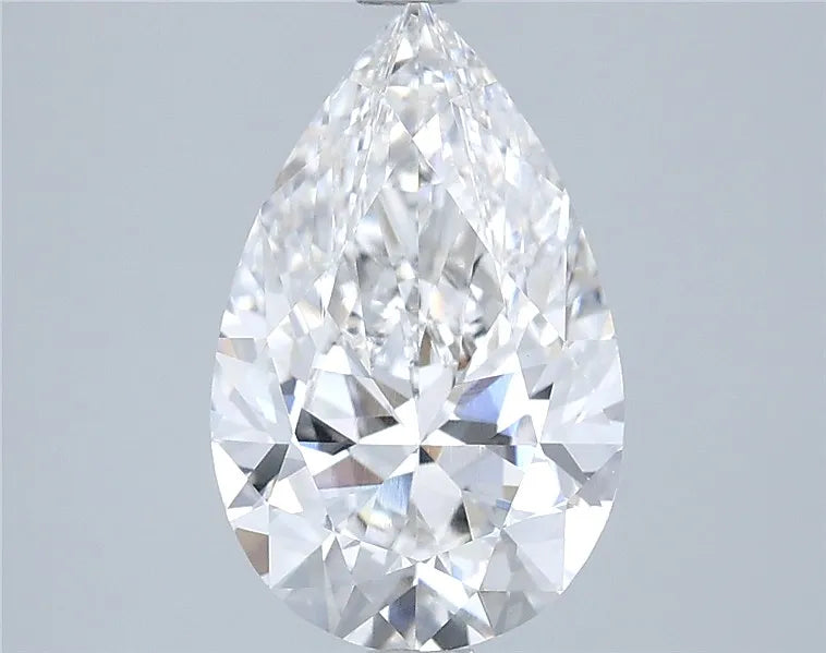 2.77ct Pear Lab Grown Diamond (Colour F, Clarity VVS2, GIA Certified)