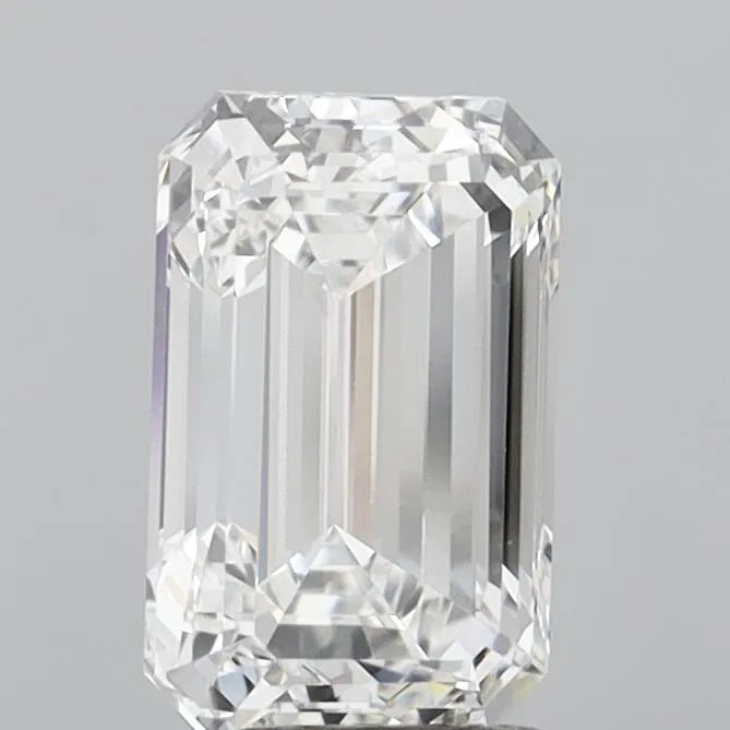 2.79ct Emerald Lab Grown Diamond (Colour E, Clarity VVS2, IGI Certified)