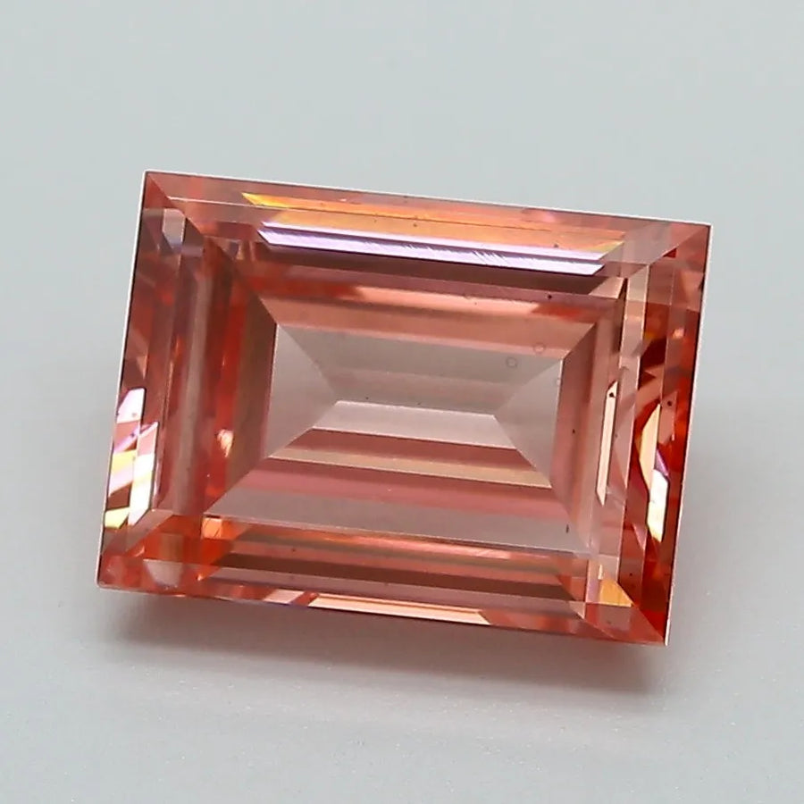 2.80ct Baguette Lab Grown Diamond (Colour Fancy Vivid Pink, Clarity VS2, IGI Certified)
