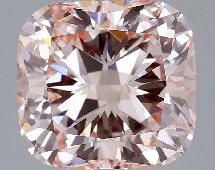 2.80ct Cushion modified Lab Grown Diamond (Colour Fancy Intense Pink, Clarity VS1, IGI Certified)