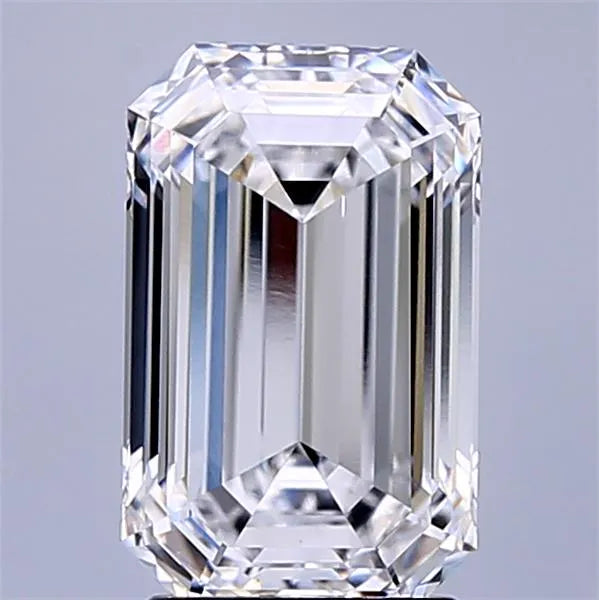 2.80ct Emerald Lab Grown Diamond (Colour D, Clarity VVS2, IGI Certified)