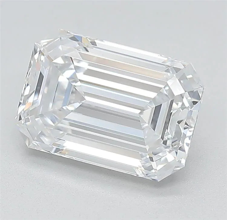 2.80ct Emerald Lab Grown Diamond (Colour E, Clarity IF, IGI Certified)