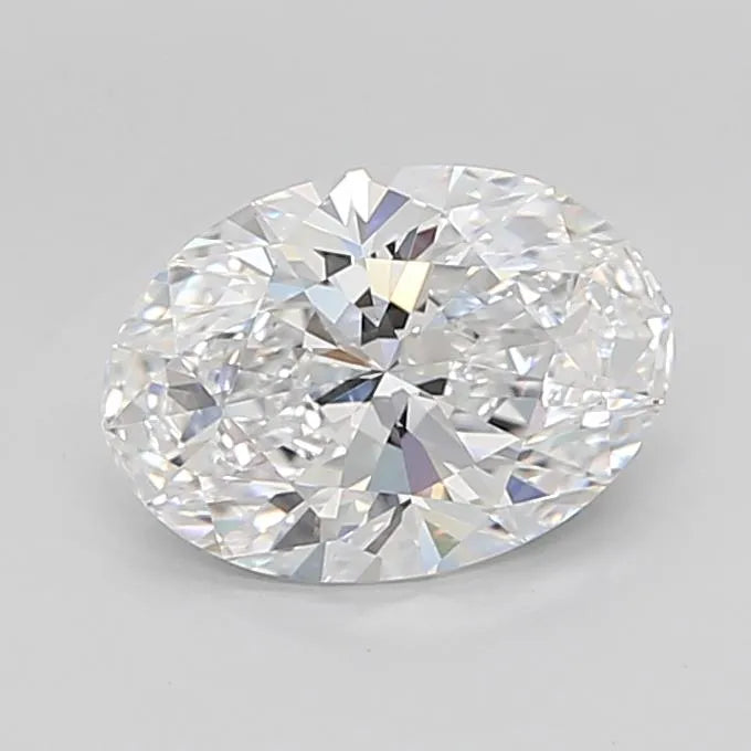 2.80ct Oval Lab Grown Diamond (Colour D, Clarity IF, Cut EX, IGI Certified)