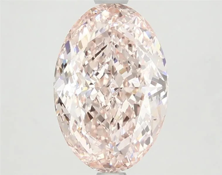 2.80ct Oval Lab Grown Diamond (Colour Fancy Intense Pink, Clarity VS1, IGI Certified)