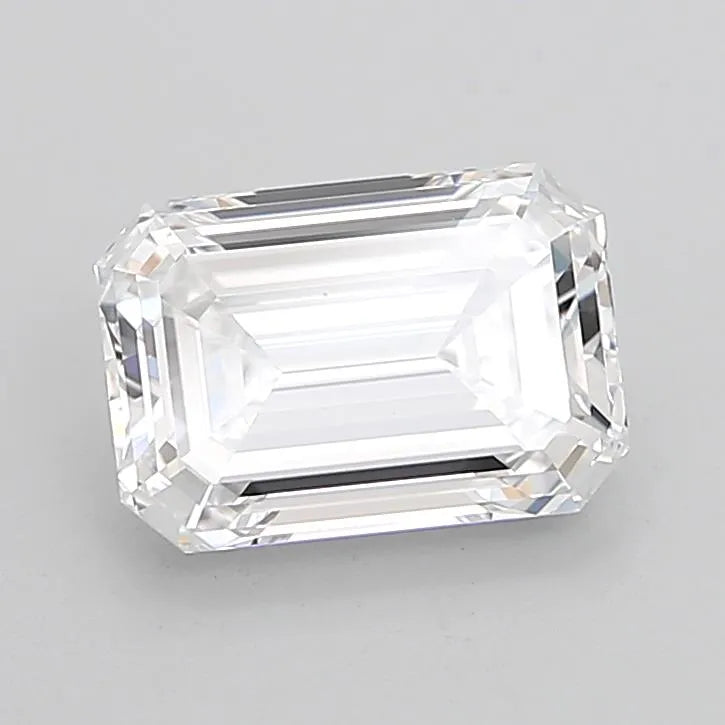 2.81ct Emerald Lab Grown Diamond (Colour D, Clarity VVS1, Cut EX, IGI Certified)