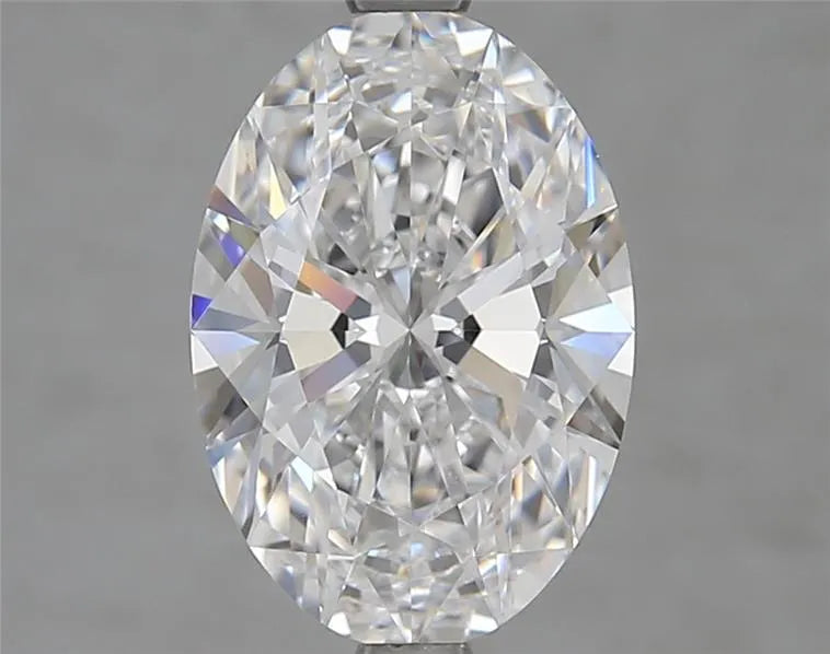 2.81ct Oval Lab Grown Diamond (Colour D, Clarity IF, Cut EX, IGI Certified)