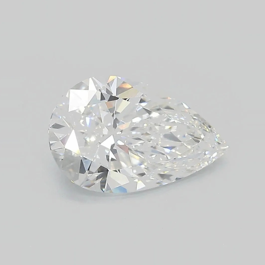 2.81ct Pear Lab Grown Diamond (Colour E, Clarity VVS2, IGI Certified)