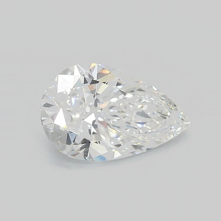 2.81ct Pear Lab Grown Diamond (Colour E, Clarity VVS2, IGI Certified)
