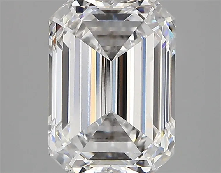2.82ct Emerald Lab Grown Diamond (Colour D, Clarity VVS2, IGI Certified)
