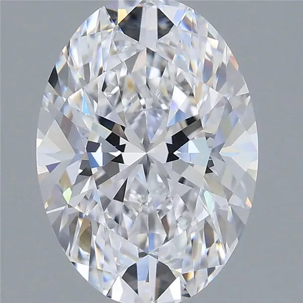 2.82ct Oval Lab Grown Diamond (Colour D, Clarity VVS1, IGI Certified)