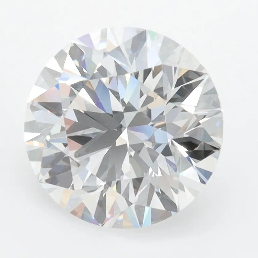 2.82ct Round Lab Grown Diamond (Colour D, Clarity IF, Cut ID, IGI Certified)