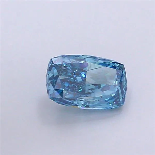 2.83ct Cushion brilliant Lab Grown Diamond (Colour Fancy Vivid Blue, Clarity VS1, Uncertified)