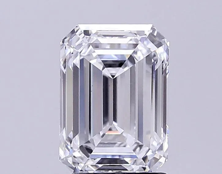 2.83ct Emerald Lab Grown Diamond (Colour D, Clarity VVS2, IGI Certified)