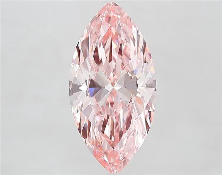 2.83ct Marquise Lab Grown Diamond (Colour Fancy Vivid Pink, Clarity VVS2, IGI Certified)