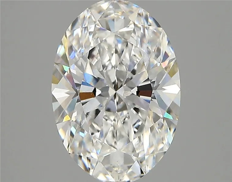 2.84ct Oval Lab Grown Diamond (Colour D, Clarity VVS2, IGI Certified)