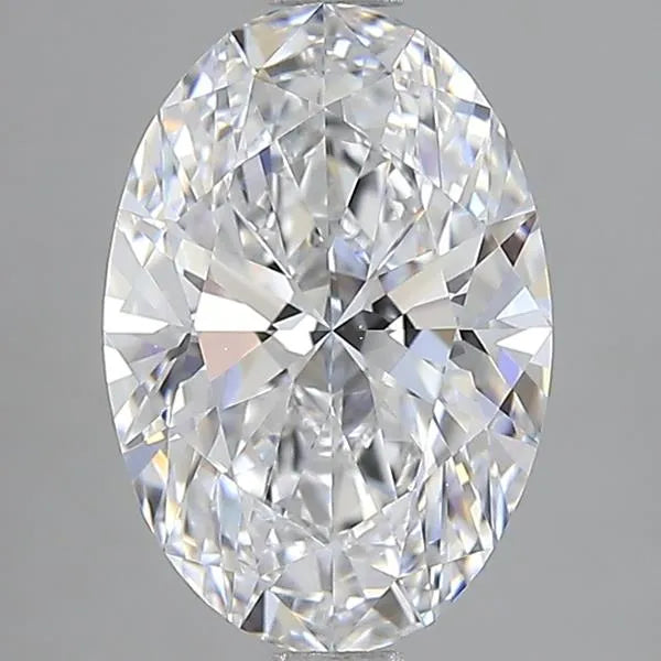 2.84ct Oval Lab Grown Diamond (Colour E, Clarity IF, IGI Certified)