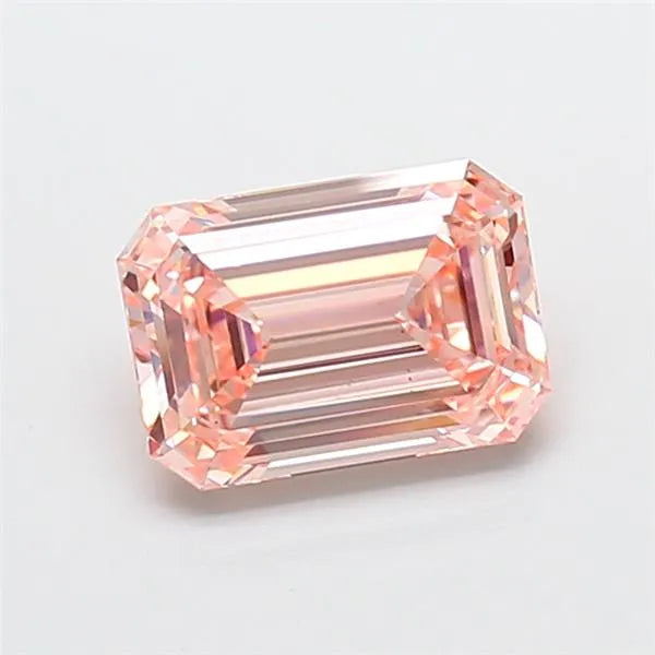 2.85ct Emerald Lab Grown Diamond (Colour Fancy Intense Pink, Clarity VVS2, IGI Certified)