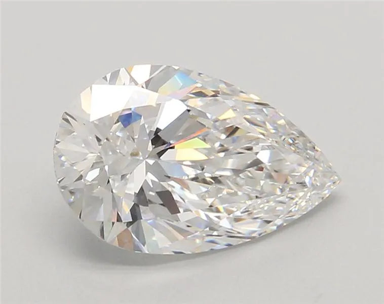 2.85ct Pear Lab Grown Diamond (Colour D, Clarity VVS1, IGI Certified)