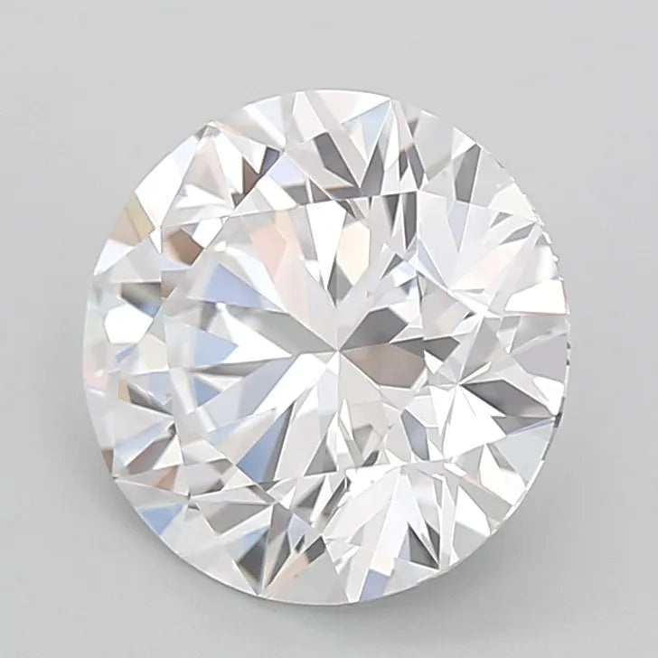 2.85ct Round Lab Grown Diamond (Colour D, Clarity VVS1, Cut ID, IGI Certified)