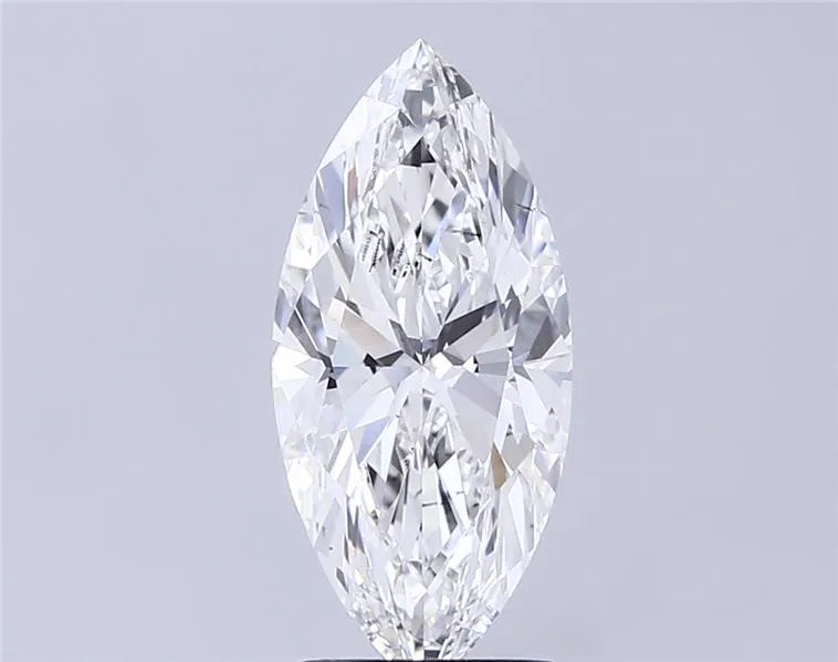 2.86ct Marquise Lab Grown Diamond (Colour F, Clarity SI1, IGI Certified)