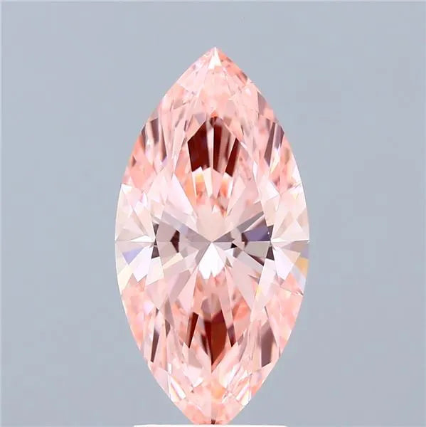 2.86ct Marquise Lab Grown Diamond (Colour Fancy Vivid Pink, Clarity VVS2, IGI Certified)