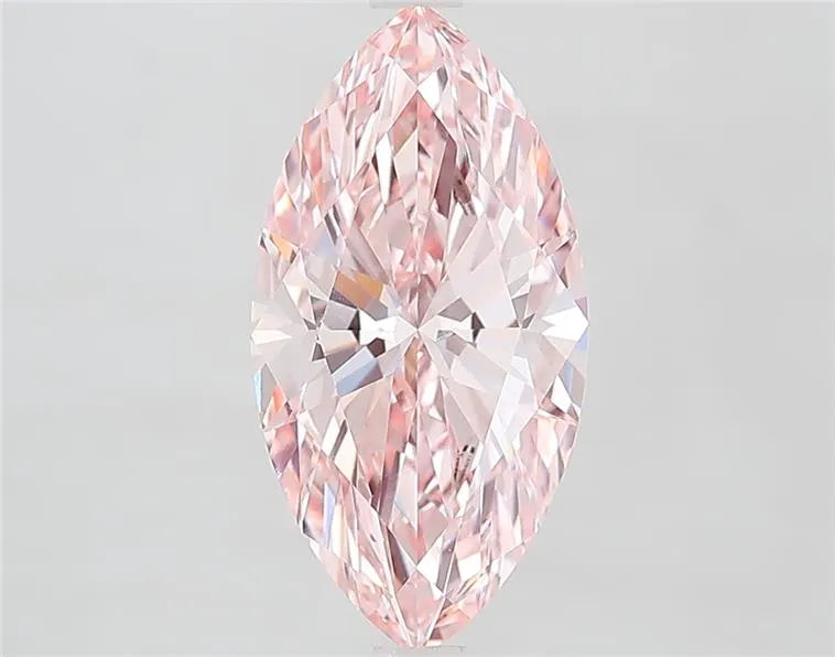 2.86ct Marquise Lab Grown Diamond (Colour Fancy Vivid Pink, Clarity VVS2, IGI Certified)
