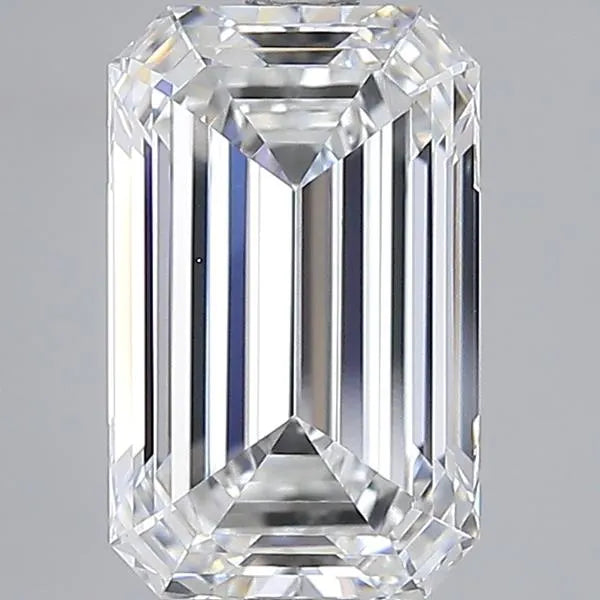 2.87ct Emerald Lab Grown Diamond (Colour F, Clarity VVS1, IGI Certified)