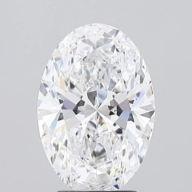 2.88ct Oval Lab Grown Diamond (Colour D, Clarity IF, IGI Certified)