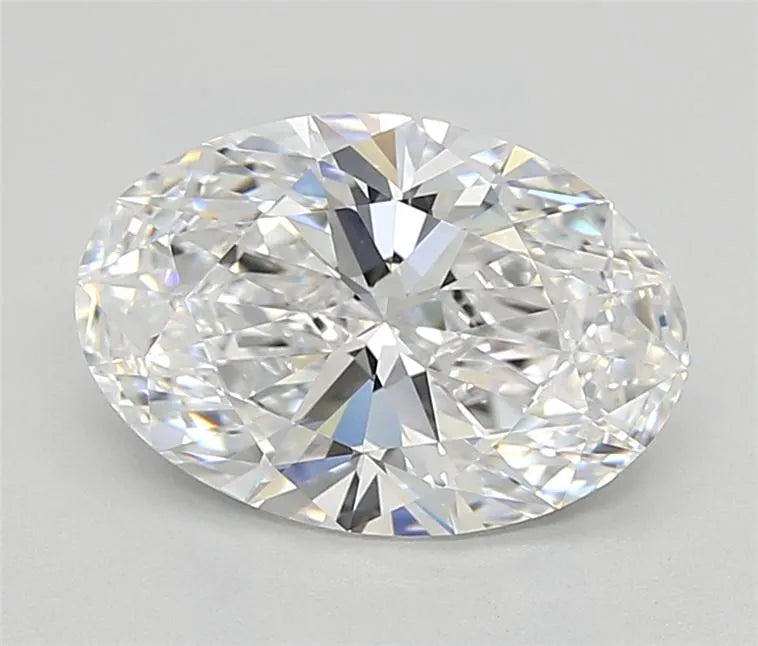 2.90ct Oval Lab Grown Diamond (Colour D, Clarity FL, Cut EX, IGI Certified)