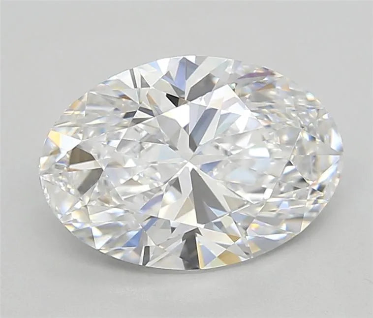 2.90ct Oval Lab Grown Diamond (Colour D, Clarity FL, IGI Certified)