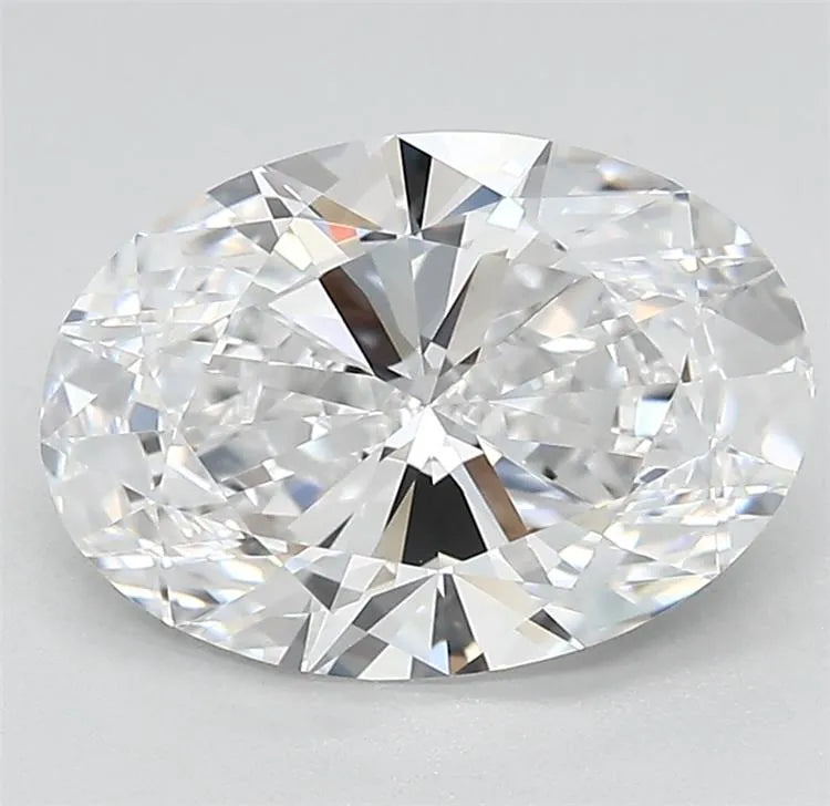 2.90ct Oval Lab Grown Diamond (Colour D, Clarity IF, Cut EX, IGI Certified)