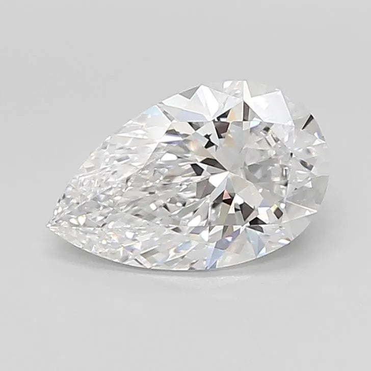 2.90ct Pear Lab Grown Diamond (Colour D, Clarity FL, Cut EX, IGI Certified)