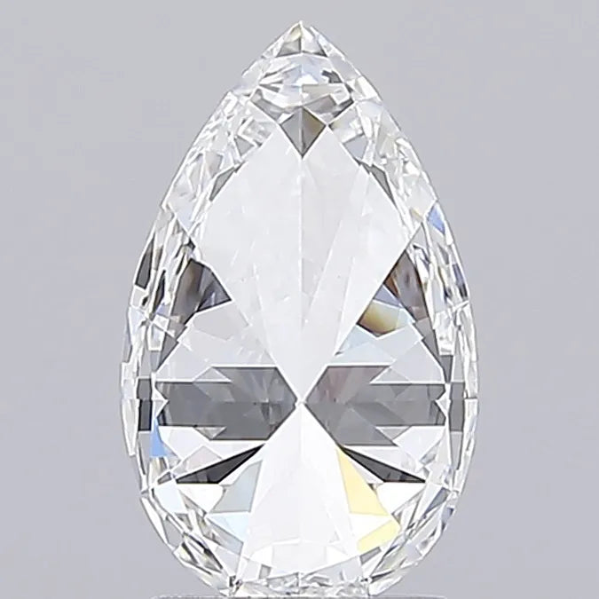 2.90ct Pear Lab Grown Diamond (Colour F, Clarity VVS2, IGI Certified)