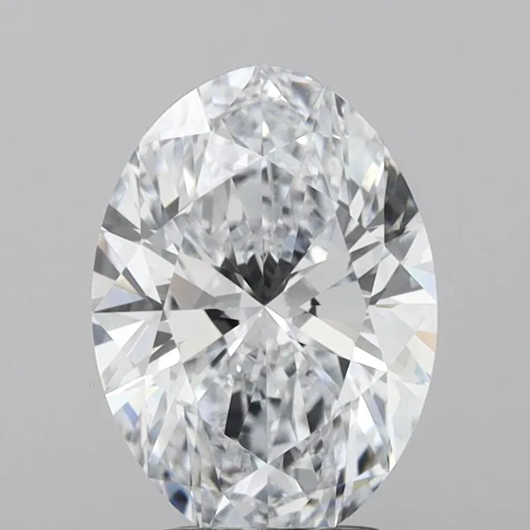 2.91ct Oval Lab Grown Diamond (Colour F, Clarity VVS1, IGI Certified)