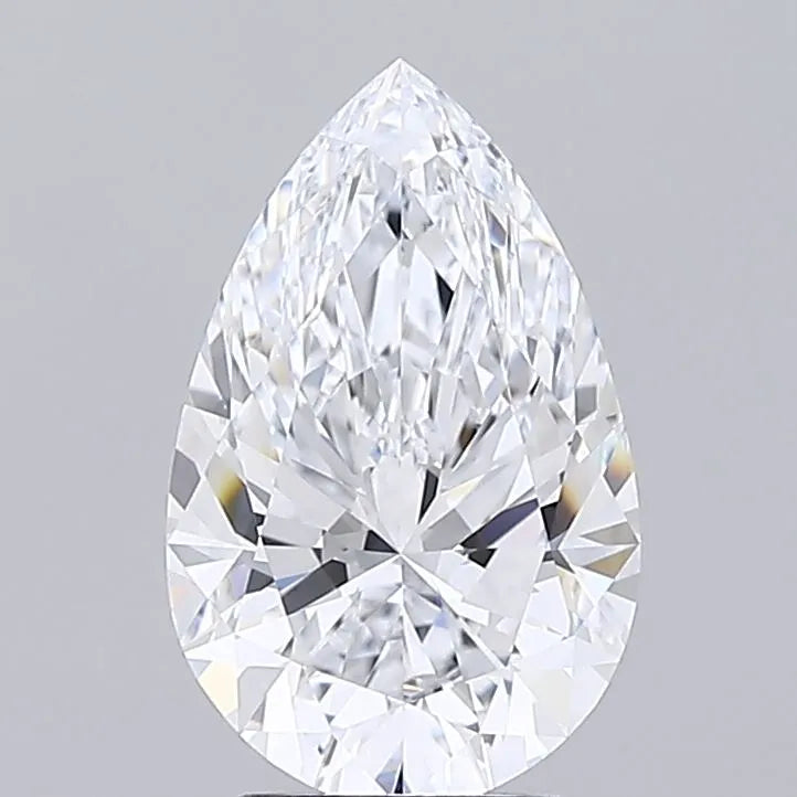 2.91ct Pear Lab Grown Diamond (Colour E, Clarity IF, IGI Certified)