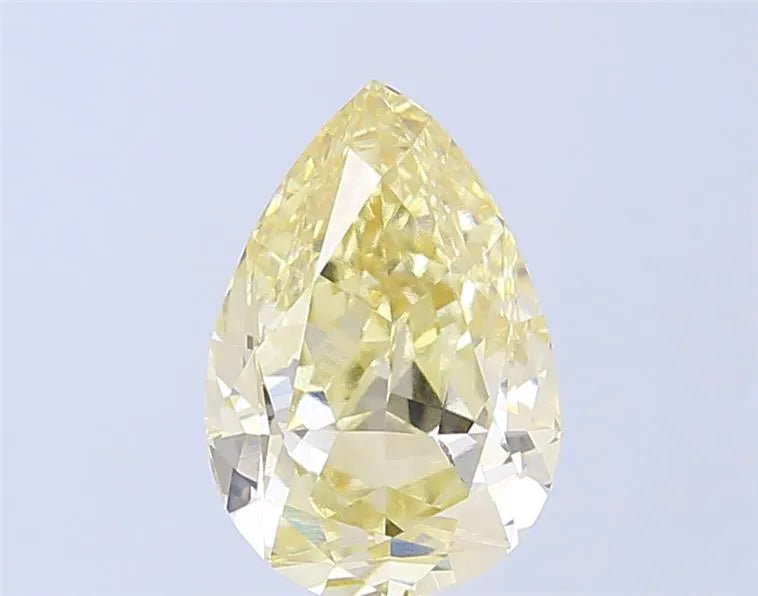 2.91ct Pear Lab Grown Diamond (Colour Fancy Yellow, Clarity VVS2, IGI Certified)