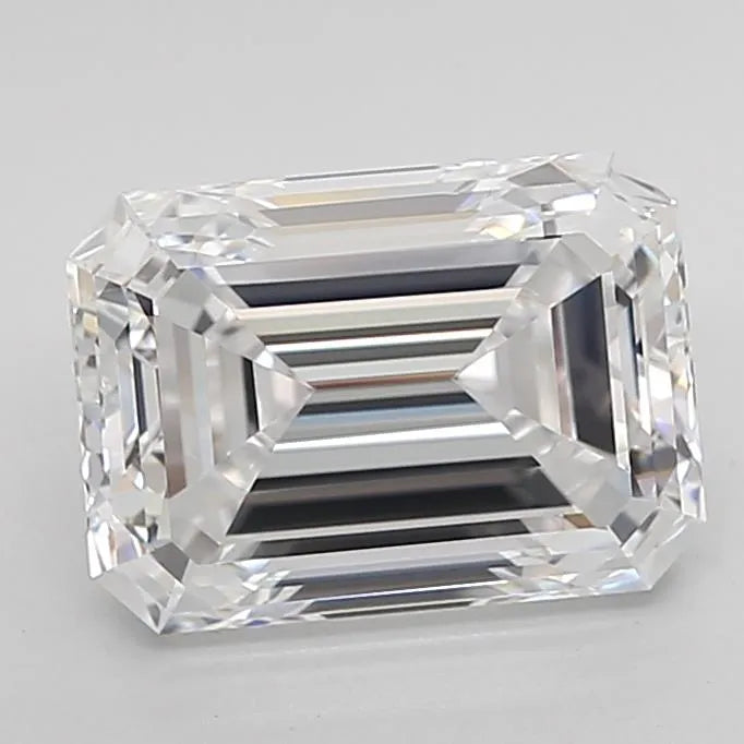 2.92ct Emerald Lab Grown Diamond (Colour D, Clarity VVS1, IGI Certified)