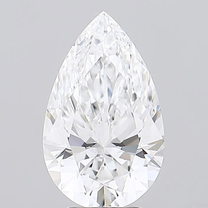 2.92ct Pear Lab Grown Diamond (Colour D, Clarity FL, Cut EX, GIA Certified)
