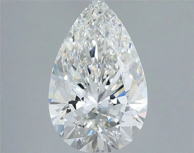 2.92ct Pear Lab Grown Diamond (Colour G, Clarity VVS2, IGI Certified)