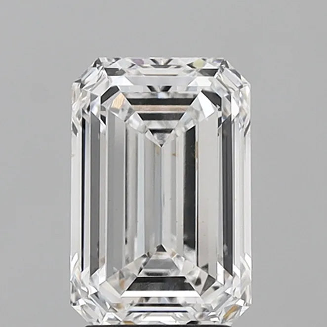 2.94ct Emerald Lab Grown Diamond (Colour D, Clarity VS1, IGI Certified)