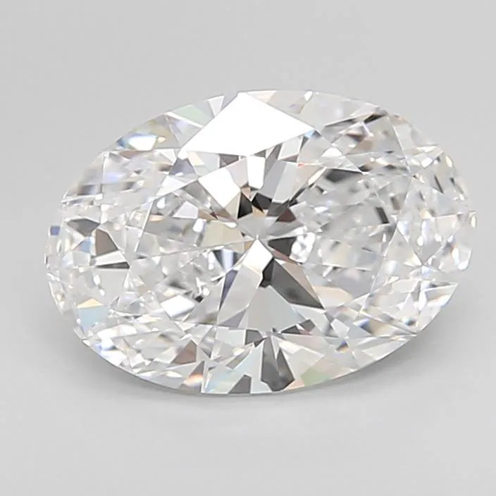 2.94ct Oval Lab Grown Diamond (Colour D, Clarity IF, Cut EX, IGI Certified)