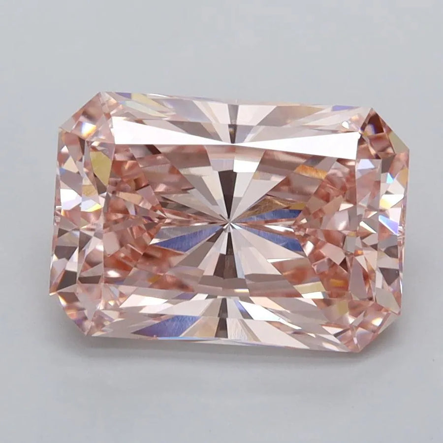 2.94ct Radiant Lab Grown Diamond (Colour Fancy Vivid Pink, Clarity VVS2, IGI Certified)