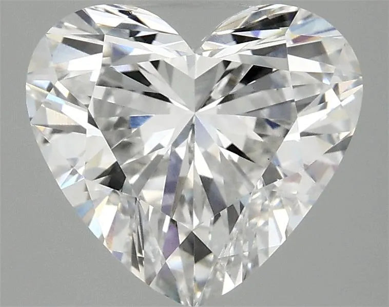 2.96ct Heart Lab Grown Diamond (Colour E, Clarity VVS2, IGI Certified)
