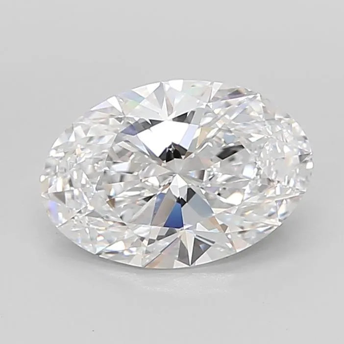 2.96ct Oval Lab Grown Diamond (Colour D, Clarity IF, Cut EX, IGI Certified)