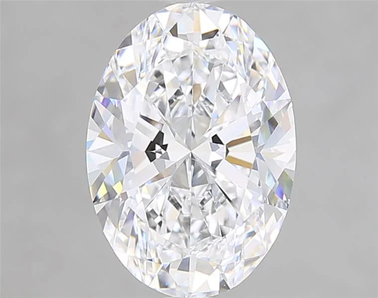 2.96ct Oval Lab Grown Diamond (Colour D, Clarity VVS1, IGI Certified)